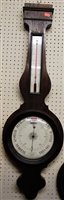 Lot 1159 - An early 19th century French rosewood two dial...