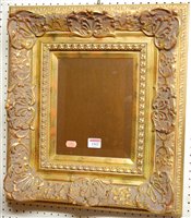 Lot 1162 - A contemporary gilt framed bevelled...