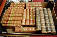 Lot 58 - Sixteen leather volumes of The Fireside...