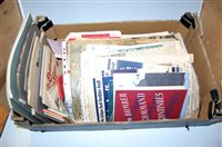 Lot 94 - A box of miscellaneous magazines and ephemera...