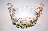 Lot 203 - A circa 1900 German hard paste porcelain bowl,...