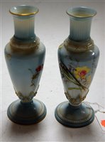 Lot 231 - A pair of Royal Worcester porcelain vases,...