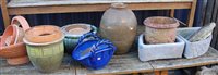 Lot 1171 - A collection of various terracotta and glazed...