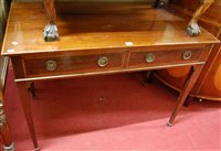 Lot 1245 - An Edwardian mahogany and satinwood...