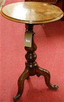 Lot 1284 - A Victorian mahogany fixed top circular...
