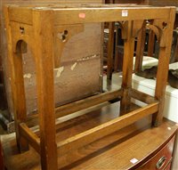 Lot 1300 - An Arts & Crafts oak eight division...