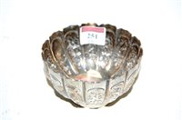 Lot 251 - A Victorian silver bowl, of squat melon form,...