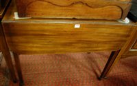 Lot 1321 - An early 19th century mahogany round cornered...