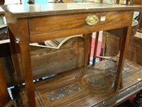 Lot 1328 - An early 19th century mahogany single drawer...