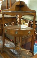 Lot 1329 - An early 19th century mahogany bowfront...