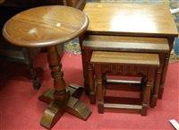 Lot 1339 - Occasional furniture to include; a nest of...