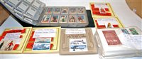 Lot 318 - A collection of assorted cigarette cards and...