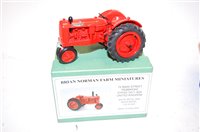 Lot 495 - Brian Norman farm miniatures Nuffield tractor,...