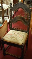 Lot 1404 - A set of six 17th century style Continental...