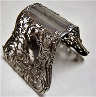 Lot 511 - A pair of circa 1900 French silver asparagus...