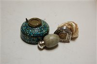 Lot 514 - A Victorian porcelain miniature scent bottle,...