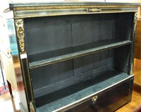 Lot 1475 - A late 19th century French ebonised and gilt...