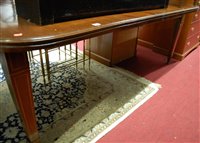 Lot 1476 - An Edwardian mahogany and satinwood inlaid...