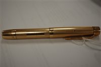 Lot 350 - An Onoto De La Rue No.3 fountain pen, having...