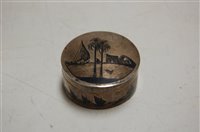 Lot 356 - An early 20th century white metal snuff-box...