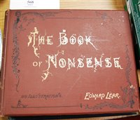 Lot 568 - The Book of Nonsense by Edward Lear, together...