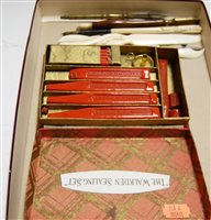 Lot 483 - A boxed 'The Walkden Sealing Set'; together...