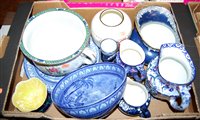 Lot 598 - A single box of mixed china wares to include...