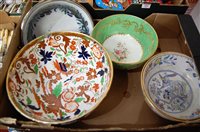 Lot 602 - A single box of various china bowls to include...