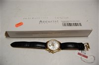 Lot 534 - A gentleman's Accurist date alarm wristwatch,...