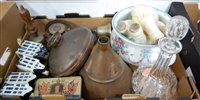Lot 610 - A mixed lot to include various copper wares, a...