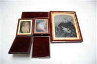 Lot 538 - A large Victorian daguerreotype depicting a...
