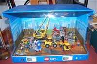 Lot 630 - A Lego City diorama of a construction site