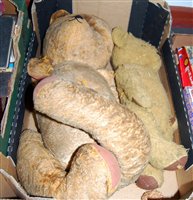 Lot 632 - An early 20th century straw filled plush...