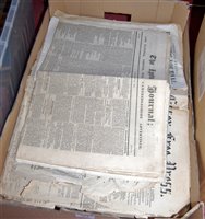 Lot 651 - A quantity of various newspaper cuttings and...