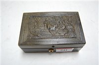 Lot 541 - A 19th century French pressed and lacquered...