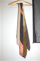 Lot 553 - A collection of assorted gentlemens silk ties...