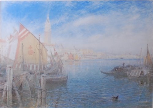 Lot 1344 - *Albert Goodwin RWS (1845-1932) - Venice,...