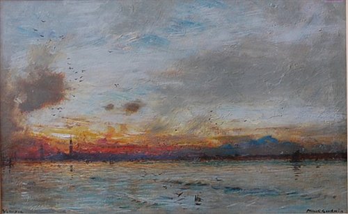 Lot 1345 - *Albert Goodwin RWS (1845-1932) - Venezia,...