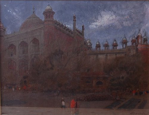 Lot 1342 - *Albert Goodwin RWS (1845-1932) - Agra, mixed...