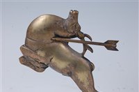 Lot 237 - P. Berjean - a French Art Deco bronze hunting...