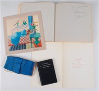Lot 211 - Two David Hockney signed gallery exhibition...