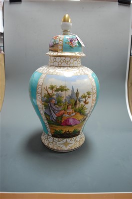 Lot 79 - A pair of late 19th century Dresden porcelain...
