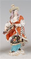 Lot 1098 - A late 19th century Meissen porcelain figure...