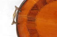 Lot 1278 - A 19th century satinwood, rosewood crossbanded...
