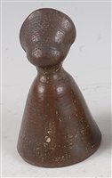 Lot 1263 - A Votes for Women Suffragette bronze bell,...