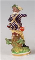Lot 1097 - An early 19th century Bloor Derby figure of a...