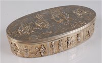 Lot 1146 - A late 19th century Hanau silver gilt table...