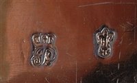 Lot 1146 - A late 19th century Hanau silver gilt table...
