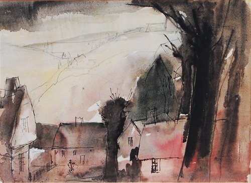 Lot 347 - Paul Earee (1888-1968) - Houses within a...