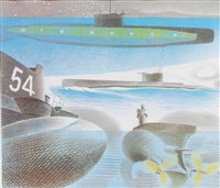 Lot 353 - After Eric Ravilious (1903-1942) - Submarine...
